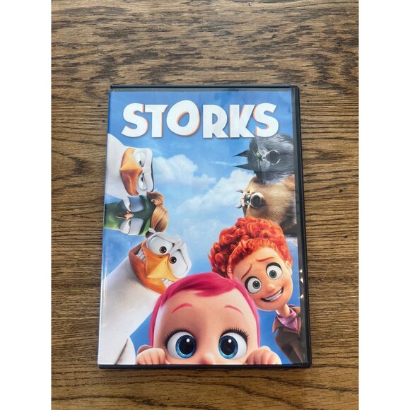 Storks DVD 2016 Animated Comedy Movie Andy Samberg Jennifer Aniston Pre-Owned - Picture 1 of 4